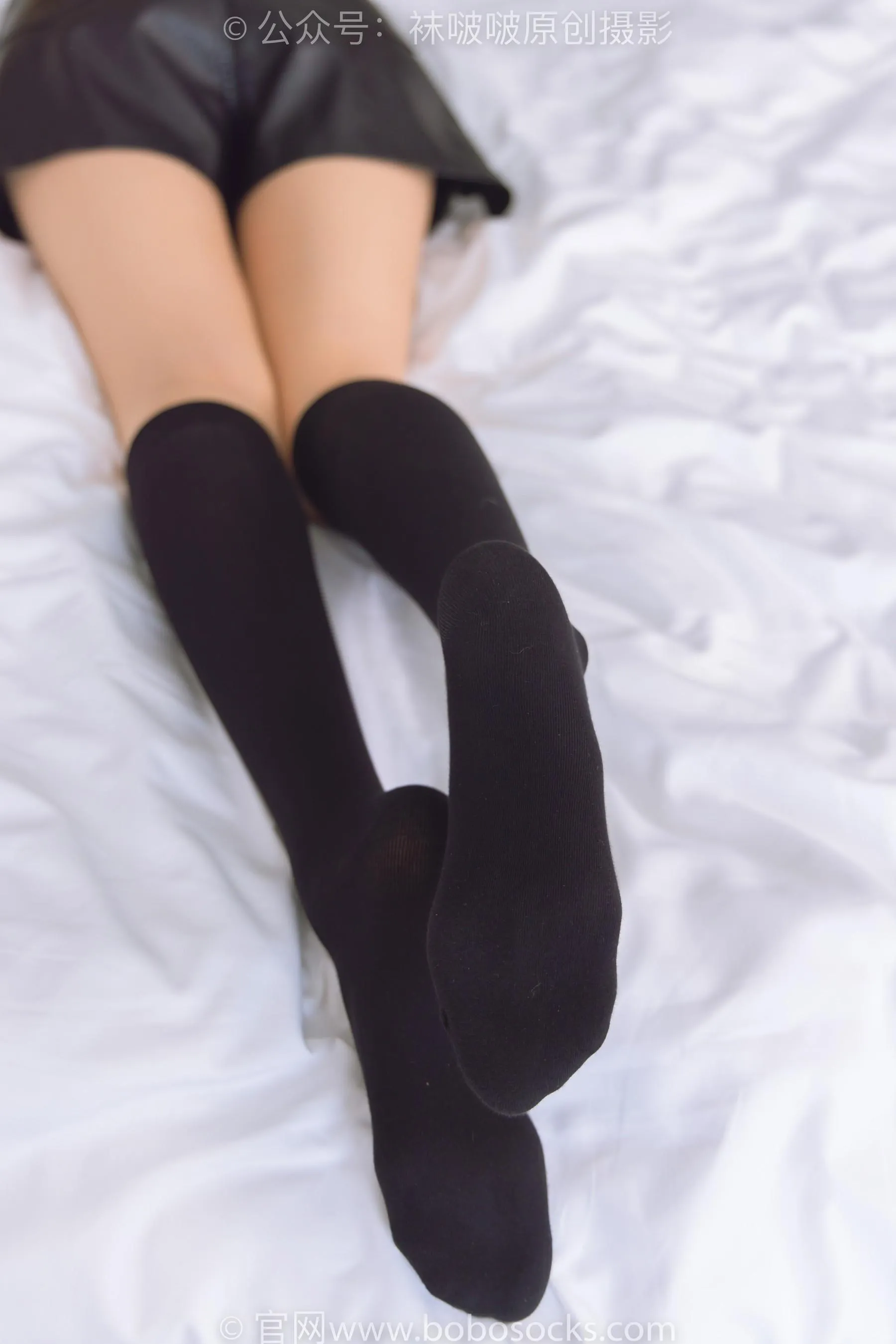 [BoBoSocks袜啵啵]NO.198 稚予-皮鞋、黑色小腿袜、高跟鞋、肉丝 [86P]插图8